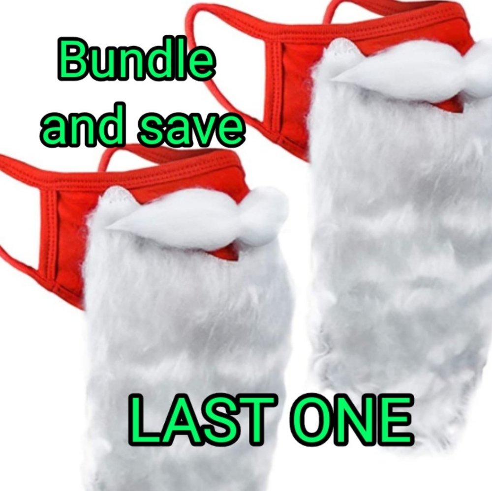 Unique Unisex Santa Bread face mask